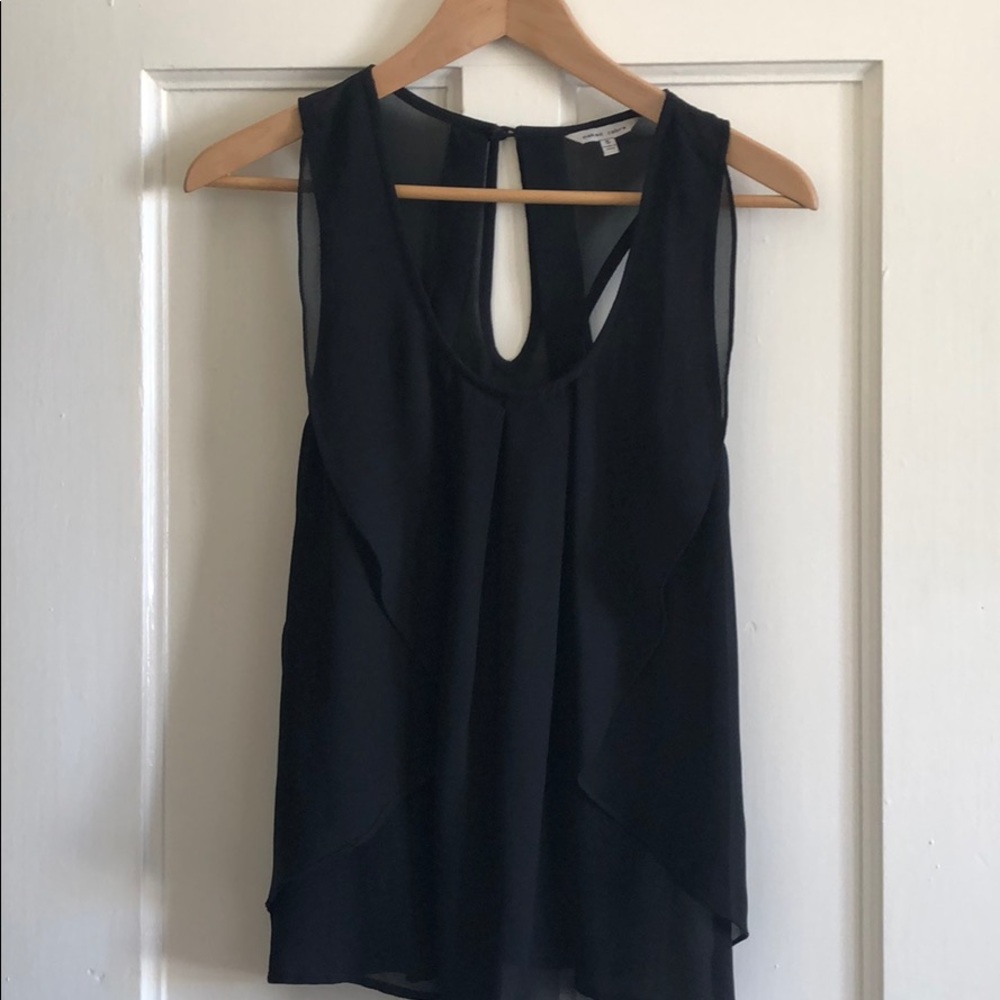 Naked Zebra sheer black tank